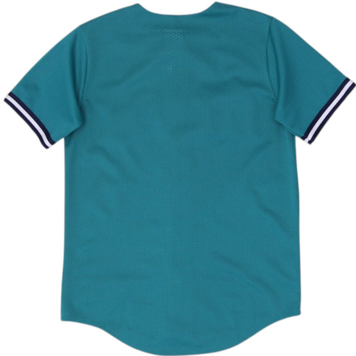 Vintage Youth Boys Majestic Seattle Mariners 1994 Teal Green Baseball Jersey Made In USA XL