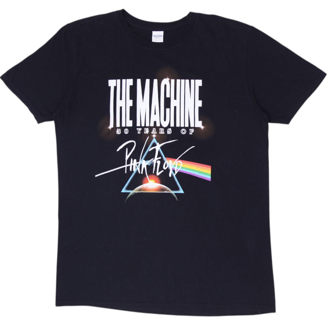Mens The Machine "50 Years of Pink Floyd" Tour Graphic T-Shirt Black Size L