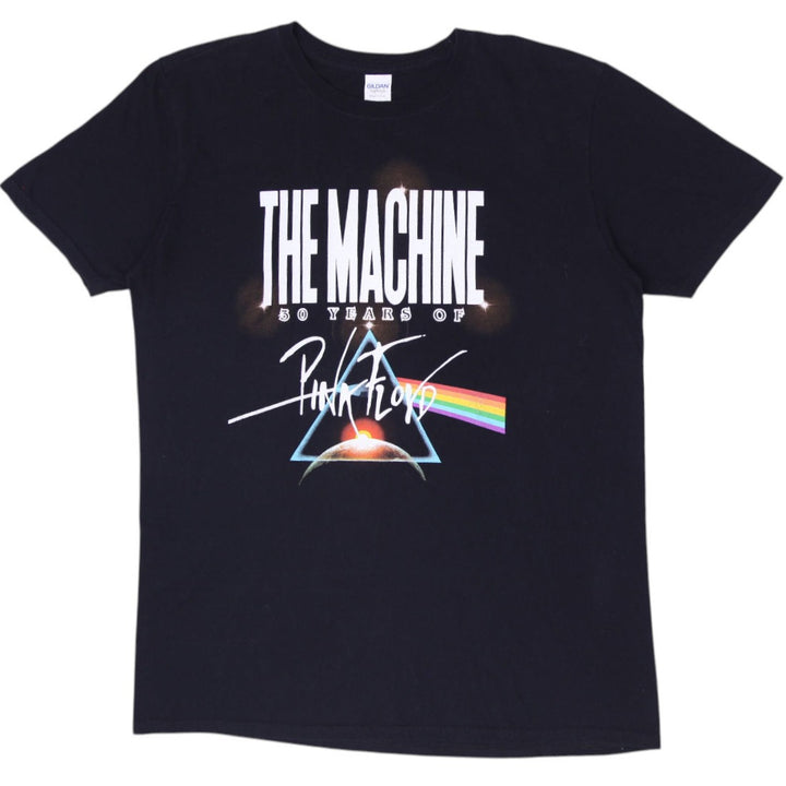 Mens The Machine "50 Years of Pink Floyd" Tour Graphic T-Shirt Black Size L