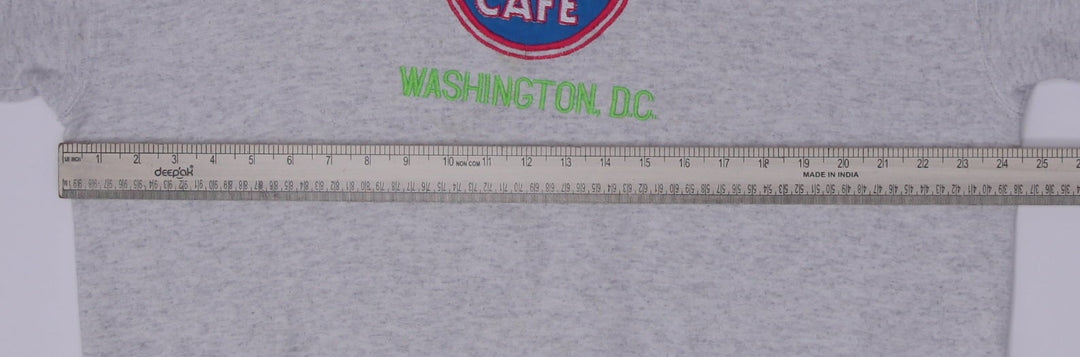 Vintage 90s Hard Rock Cafe Orlando Planet Crewneck Sweatshirt Made in USA Sz XL