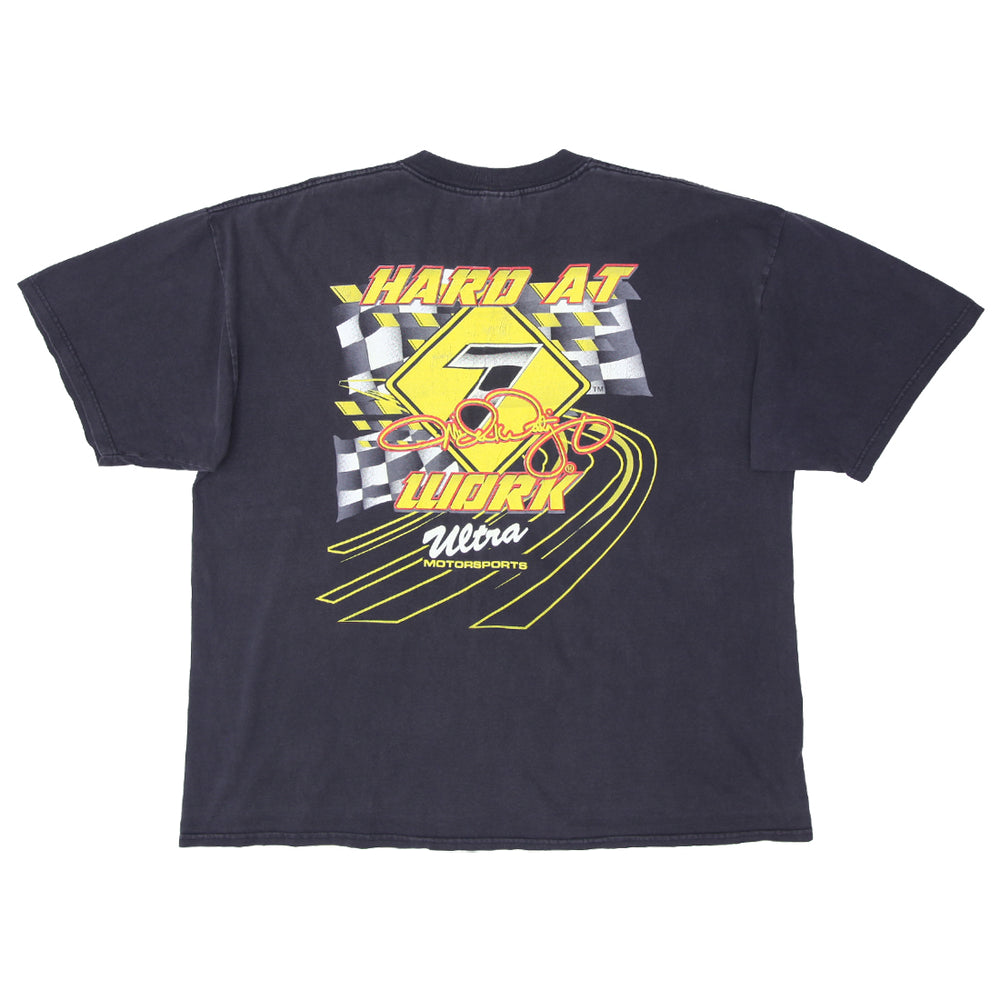 2000 Vintage Michael Waltrip #7 Nations Rent Nascar Racing T-Shirt Gildan XXL - Fashion Rerun Vintage Migration_T-Shirt