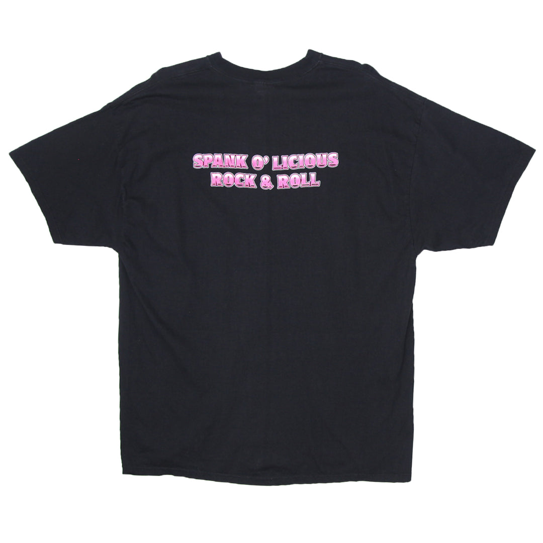 Vintage Kitty Spankworthy T-Shirt Black Hanes 2XL | Migration_T-Shirts UAENAT40 - Side View | Fashion Rerun