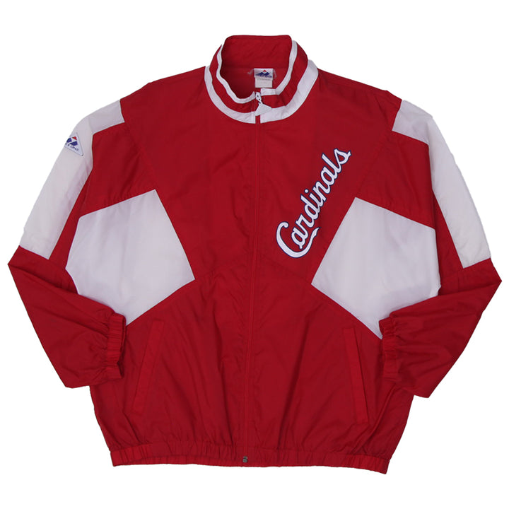 Vintage St. Louis Cardinals Apex One Throwback Retro Dugout Windbreaker Jacket
