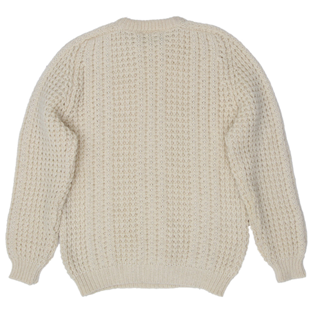 Vintage Handloomed Gaeltarra Aran Wool Sweater -Irish Knit Size 40 - Fashion Rerun Vintage Migration_Sweaters