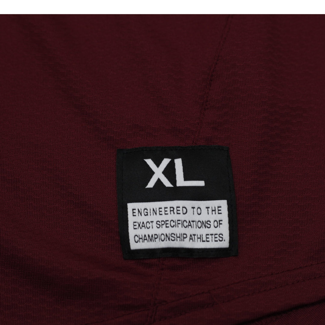 Mens Nike Dri-FIT Baseball Jersey Maroon White Size XL