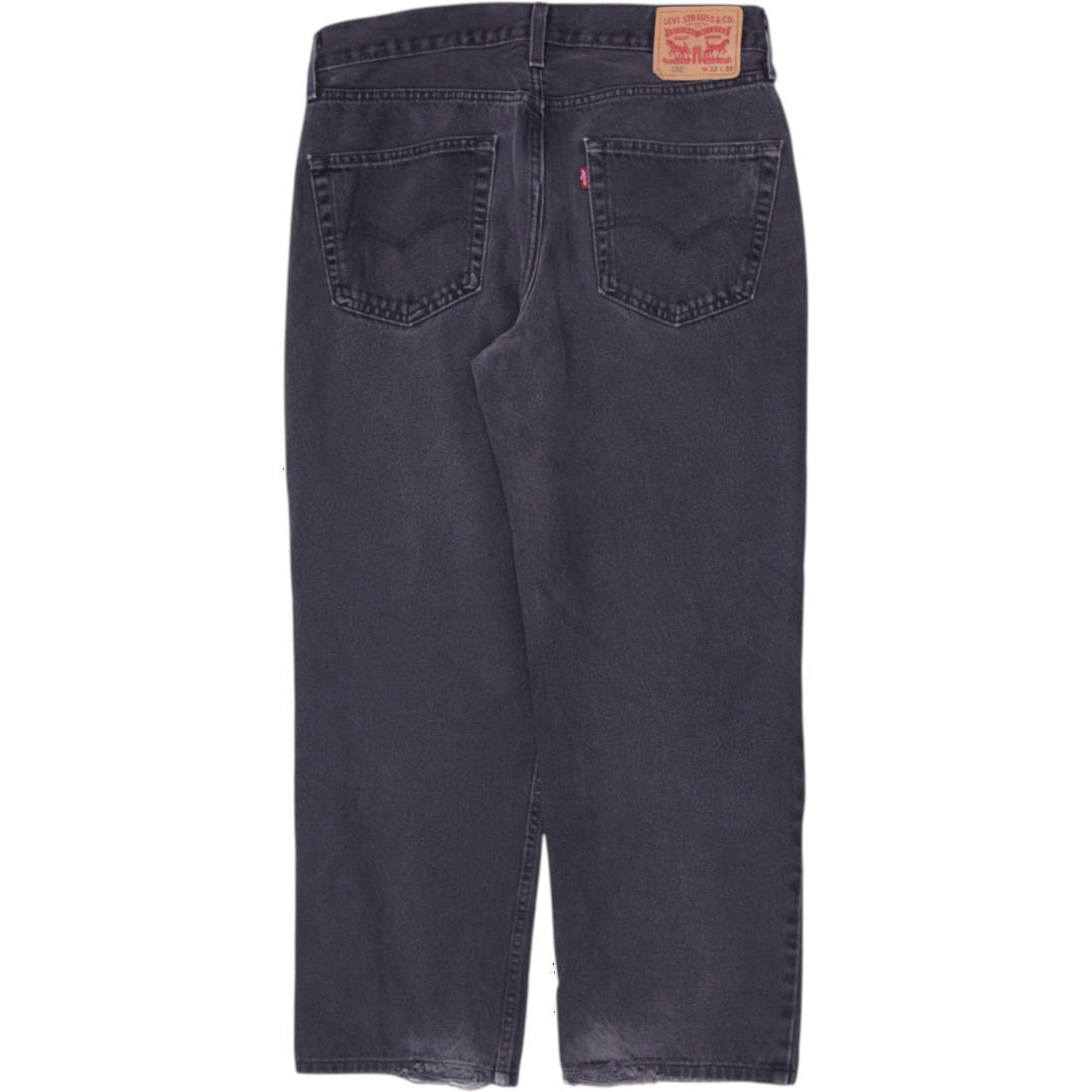 Vintage Levi’s 550 Relaxed Fit Black Denim Jeans Size W33 L32