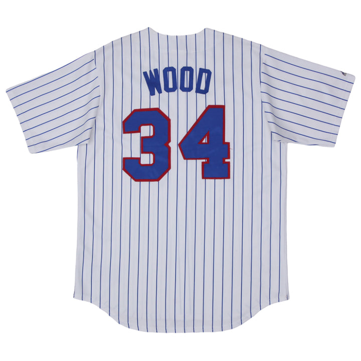 Vintage Majestic Chicago Cubs Woods 34 Baseball Jersey Made In USA - Fashion Rerun Vintage Migration_Jersey