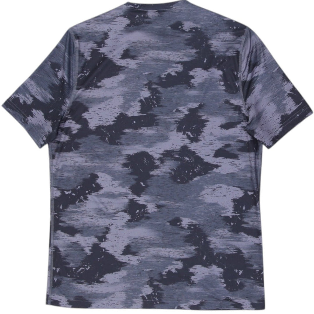 Mens Reebok T-Shirt Gray Camo Pattern Athletic Wear