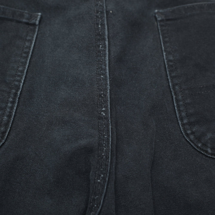 Mens 2014 Carhartt B11 BLK Carpenter Pants Canvas Dungarees Loose 36x32