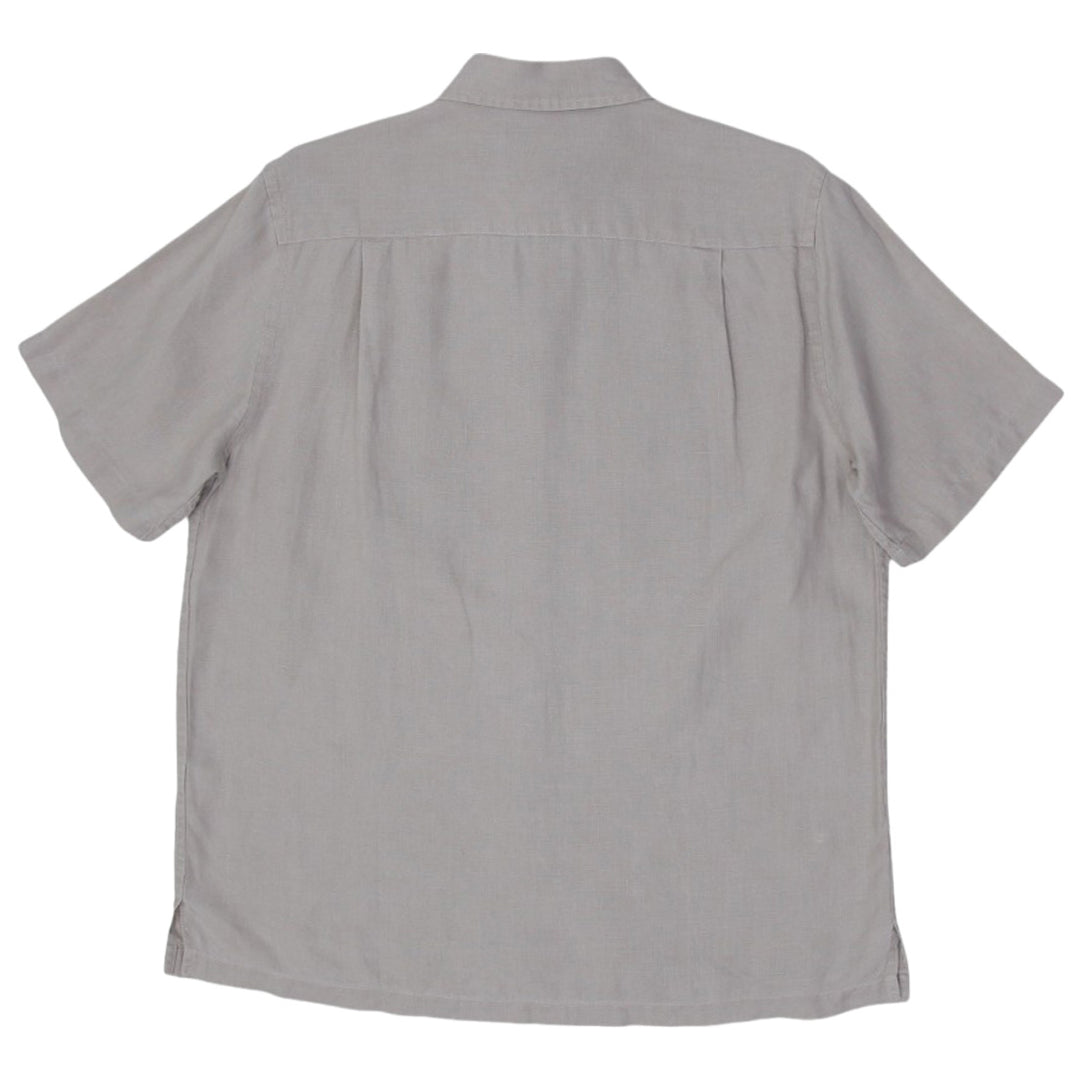 Mens Roundtree & Yorke 100% Linen Short Sleeve Shirt