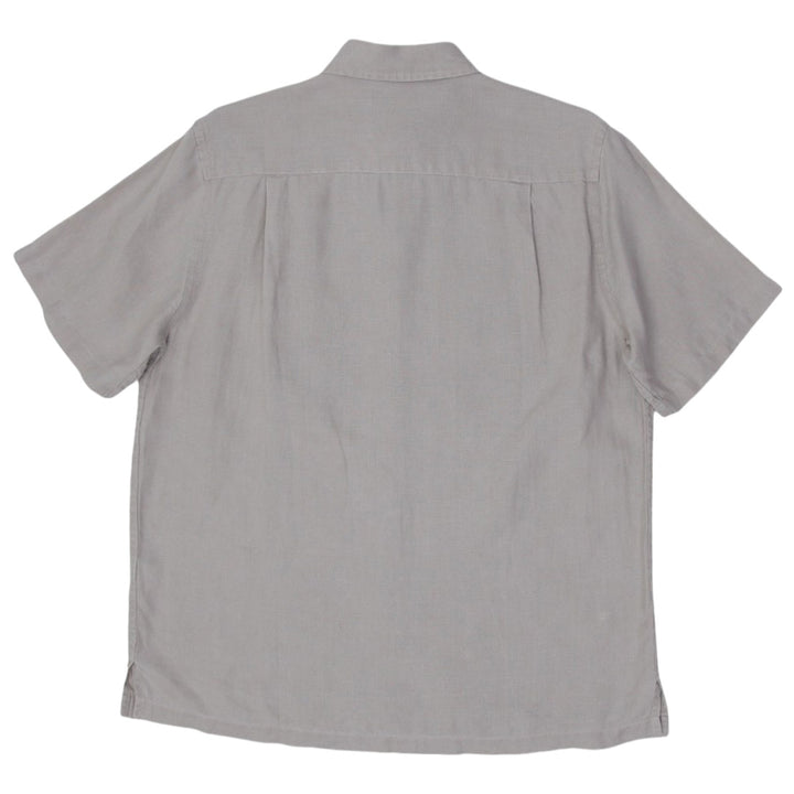 Mens Roundtree & Yorke 100% Linen Short Sleeve Shirt