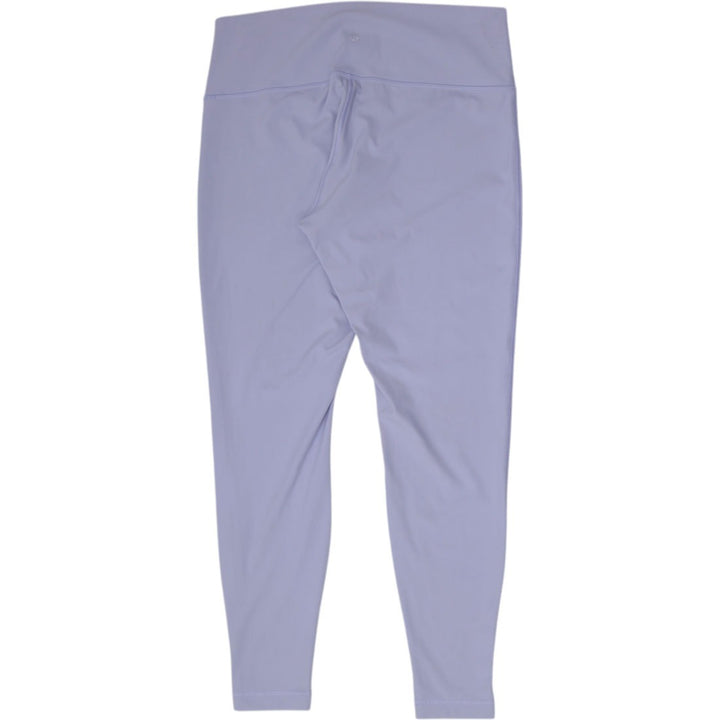 Ladies Lululemon High-Rise Leggings Light Lavender Pastel Blue Athletic Tights Size 14