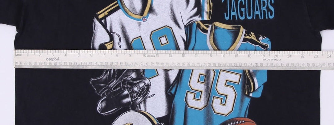 Vintage Nutmeg 90s NFL Jacksonville Jaguars Made In USA Single Stitch T-Shirt