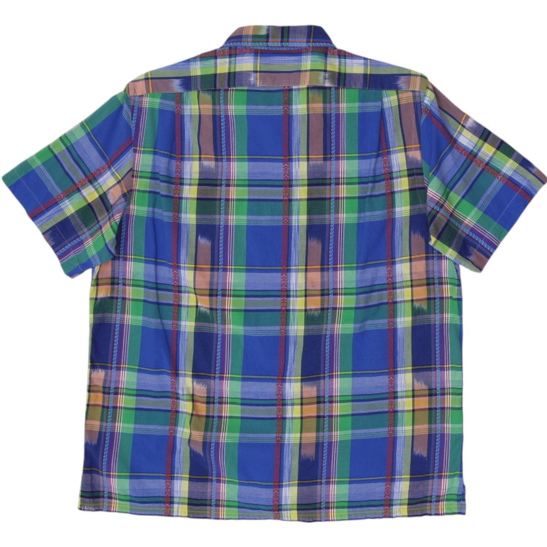 Mens Polo Ralph Lauren Classic Fit Plaid Short Sleeve Shirt Size L