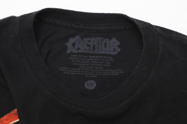 Mens Kreator Extreme Aggression Graphic Band T-Shirt Size L