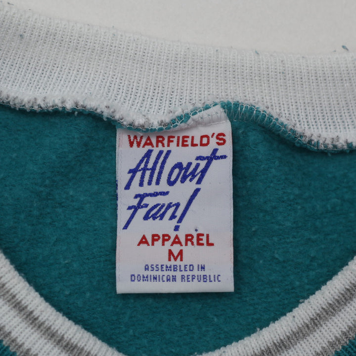 Vintage Miami 1993 Miami Dolphins Sweatshirt by Warfields All Out Fan Size M - Fashion Rerun Vintage Migration_Sweaters