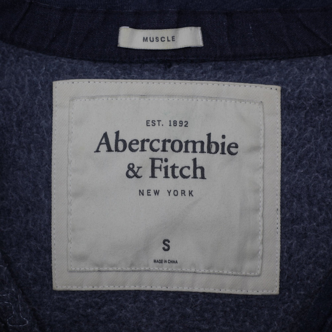 Mens Abercrombie & Fitch Muscle Fit Zip Up Hoodie Size S