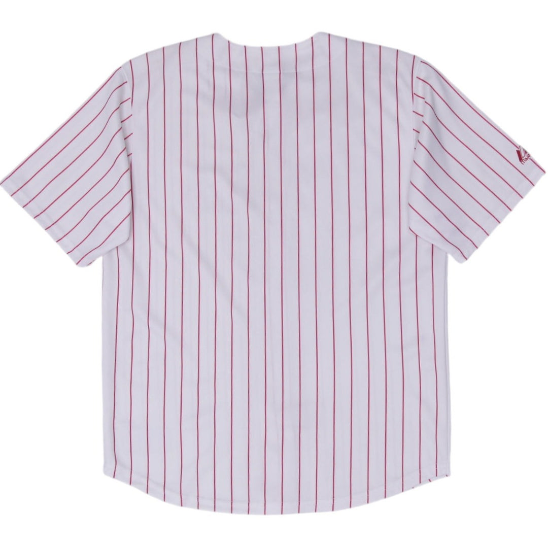 Vintage White Red Pinstripe Philadelphia Phillies Baseball Jersey