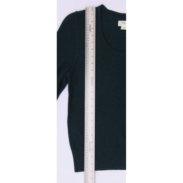 Ladies Maeve By Anthropologie Green Cashmere X-Small Sweater | Migration_Sweaters - Alternate View | Fashion Rerun
