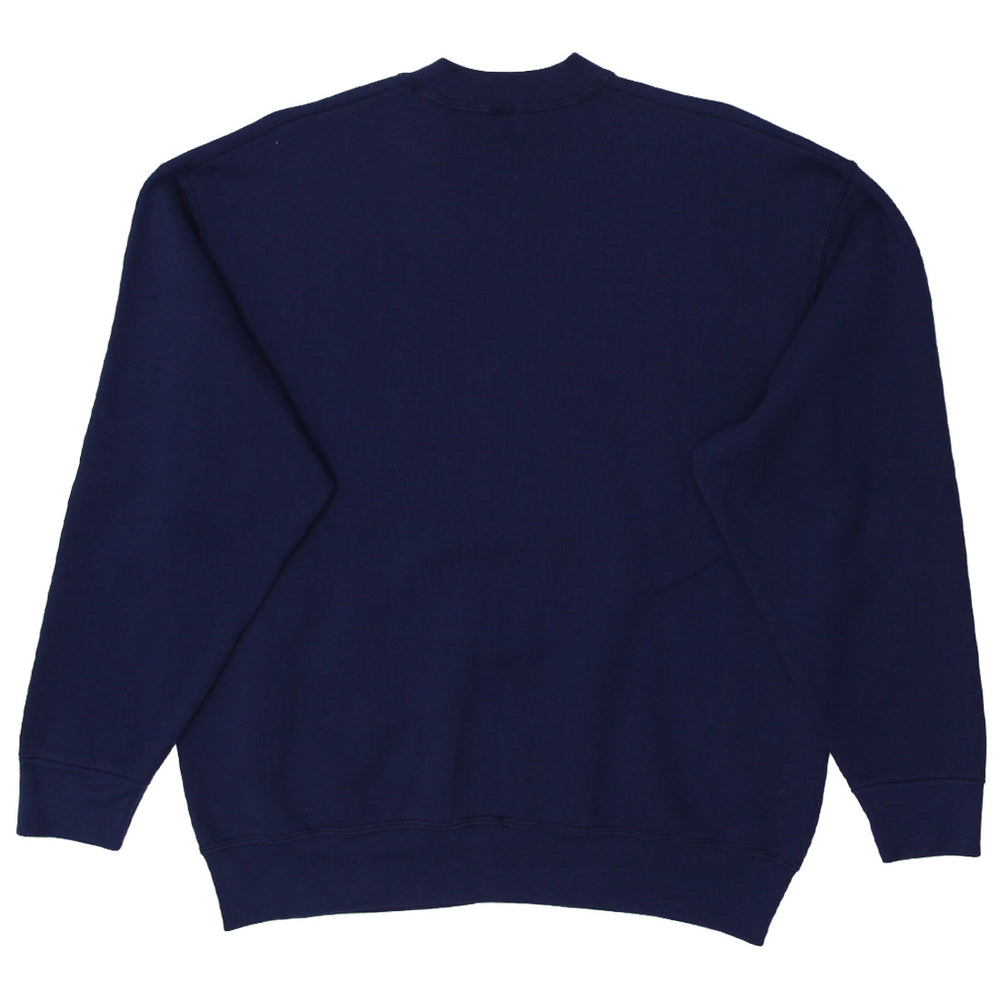 Vintage 1993 NFL Chicago Bears Football Club Sweatshirt Navy-Made In USA Size XL - Fashion Rerun Vintage Migration_Sweaters