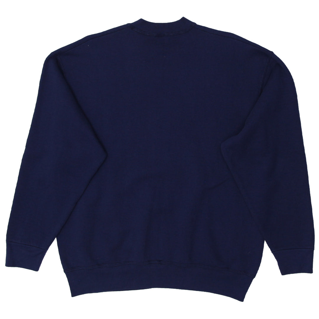 Vintage 1993 NFL Chicago Bears Football Club Sweatshirt Navy-Made In USA Size XL - Fashion Rerun Vintage Migration_Sweaters