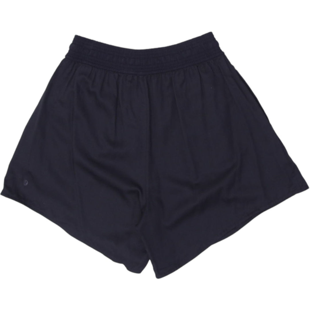 Ladies Black Lululemon Drawstring Shorts