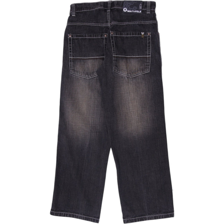 Y2K Mens Southpole Baggy Wide Leg Denim Jeans Size 32