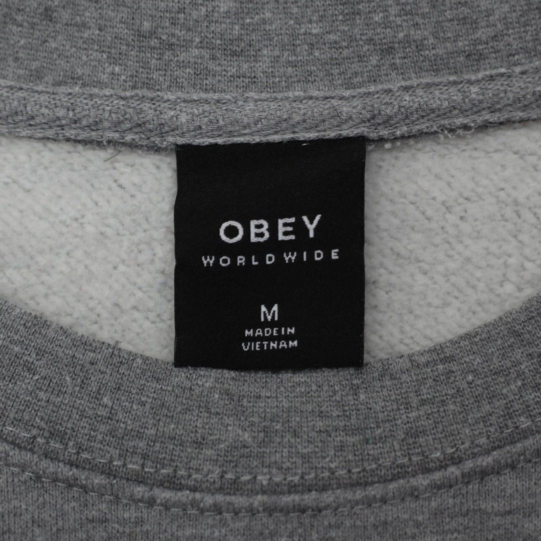 Obey Equality Graphic Pullover Streetwear Sweatshirt Size M | Migration_Sweatshirts SW COLLECTION - Back View | Fashion Rerun