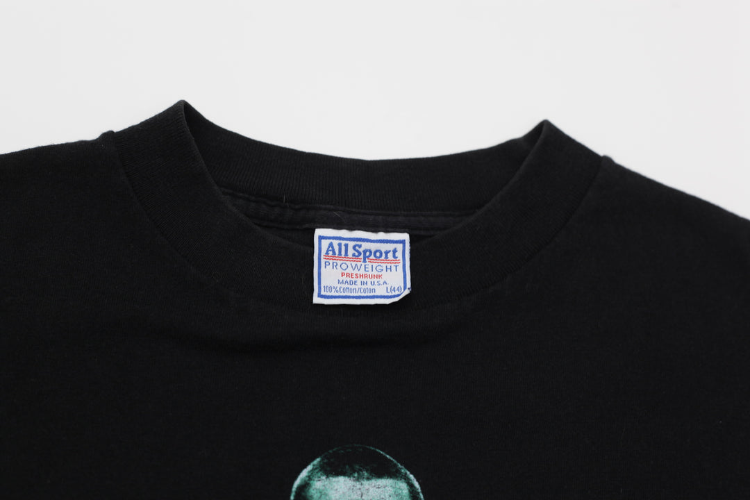 Vintage The Three Stooges Moe Money T-Shirt S.Stitch Made in USA All Sport L