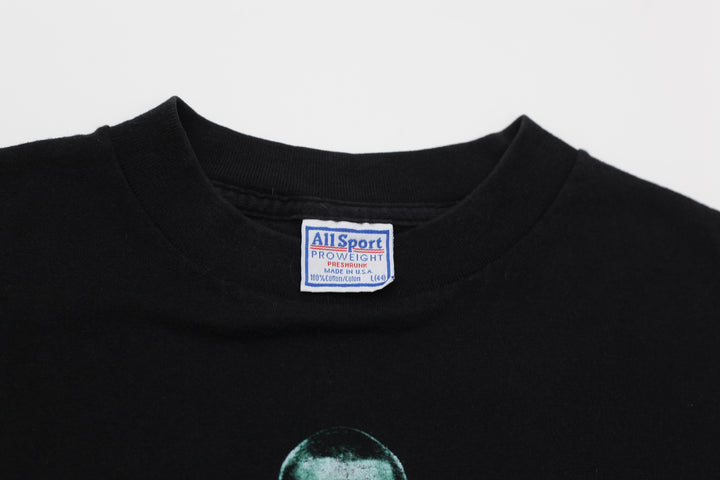 Vintage The Three Stooges Moe Money T-Shirt S.Stitch Made in USA All Sport L