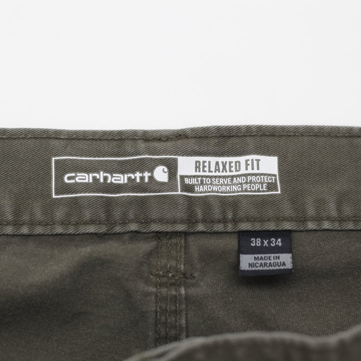 Mens Carhartt Relaxed Fit Workwear Utility Cargo Pants Size 38x34