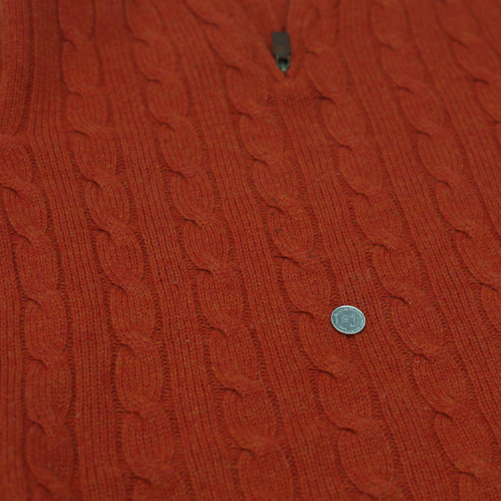 Vintage Polo by Ralph Lauren 100% Lambs Wool Quarter Zip Sweater - Fashion Rerun Vintage Migration_Sweaters