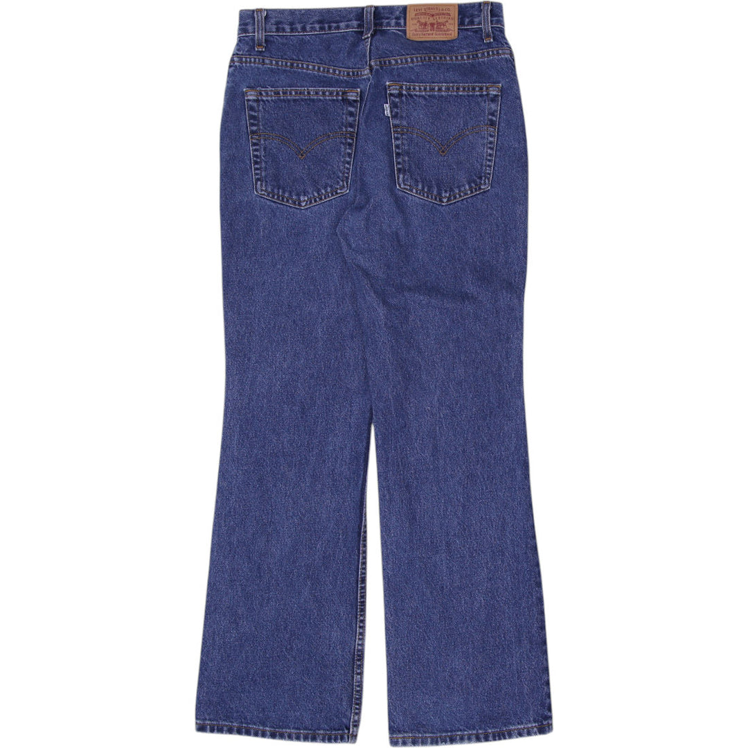 Vintage 90s Levi's 57304 Straight Fit Jeans Size 10S | Migration_Jeans - Side View | Fashion Rerun