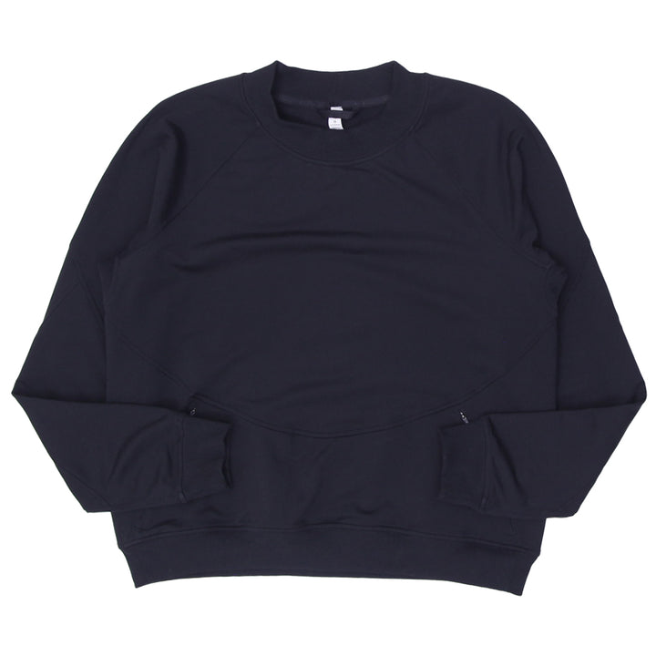 Ladies Black Lululemon Crewneck Sweatshirt