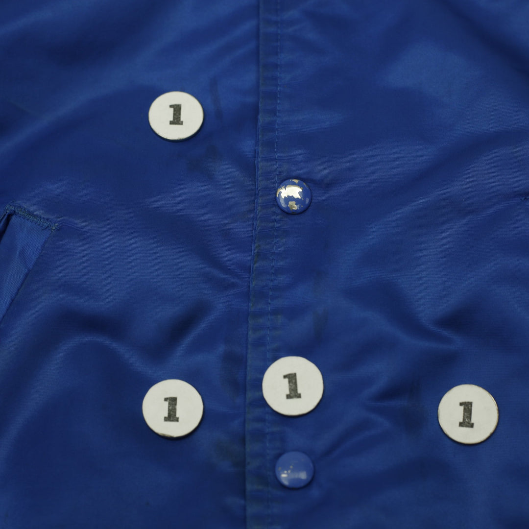 Vintage 90s Starter MLB Milwaukee Brewers Button Up Satin Jacket Size L | Migration_Jackets - View 7 | Fashion Rerun