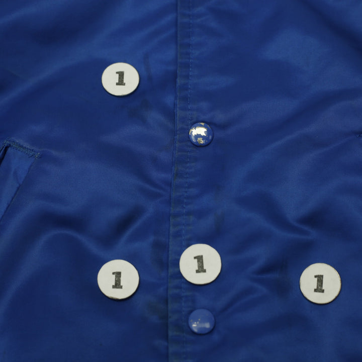 Vintage 90s Starter MLB Milwaukee Brewers Button Up Satin Jacket Size L | Migration_Jackets - View 7 | Fashion Rerun