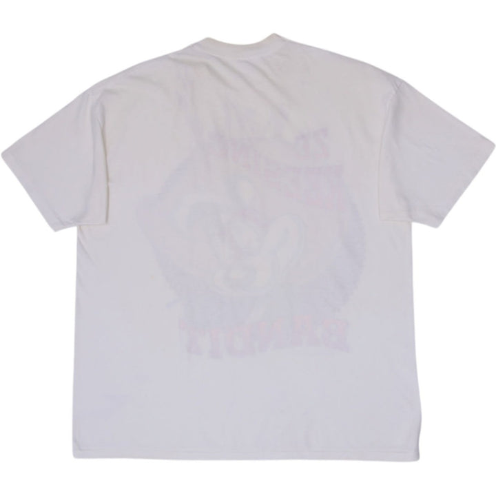 Vintage 90s Pepé Le Pew "Ze Keesing Bandit" T-Shirt Off-White Cream Graphic Single Stitch T-Shirt
