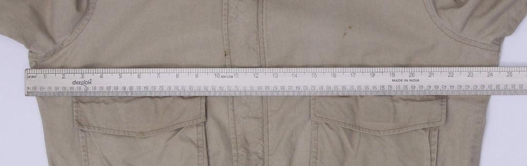 Vintage 1980s L.L.Bean Canvas Bomber Jacket Made In USA Size L