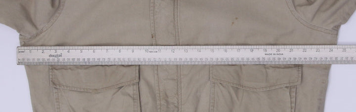 Vintage 1980s L.L.Bean Canvas Bomber Jacket Made In USA Size L