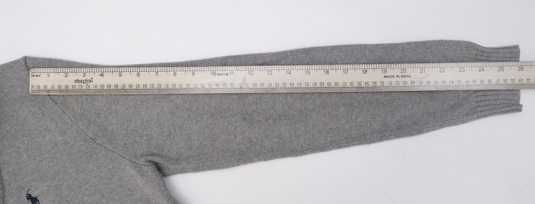 Mens Polo By Ralph Lauren 100% Cotton Quarter Zip Sweater