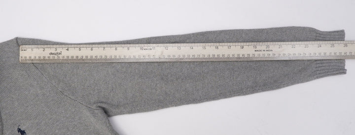 Mens Polo By Ralph Lauren 100% Cotton Quarter Zip Sweater