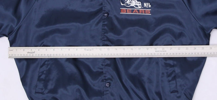 Vintage Chalk Line Chicago Bears Jacket Navy NFL Satin Bomber XL | Migration_Jackets - Alternate View | Fashion Rerun