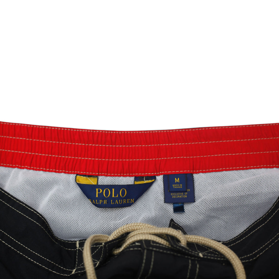 Mens Polo Ralph Lauren Swim Black Cargo Quick Dry Shorts M | Migration_Shorts - Back View | Fashion Rerun