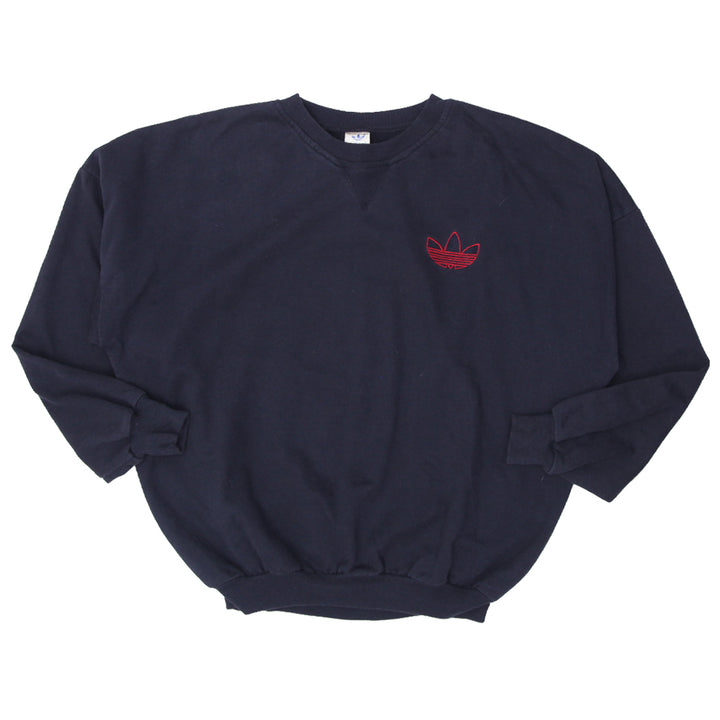 Vintage Adidas Originals Embroidered Black Crewneck Sweatshirt XL - Fashion Rerun Vintage Migration_Sweaters