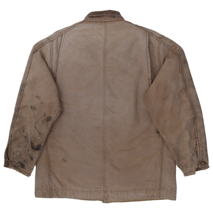 Vintage Carhartt Blanket Lined Chore Jacket Brown -Distressed - Fashion Rerun Vintage Migration_Jacket