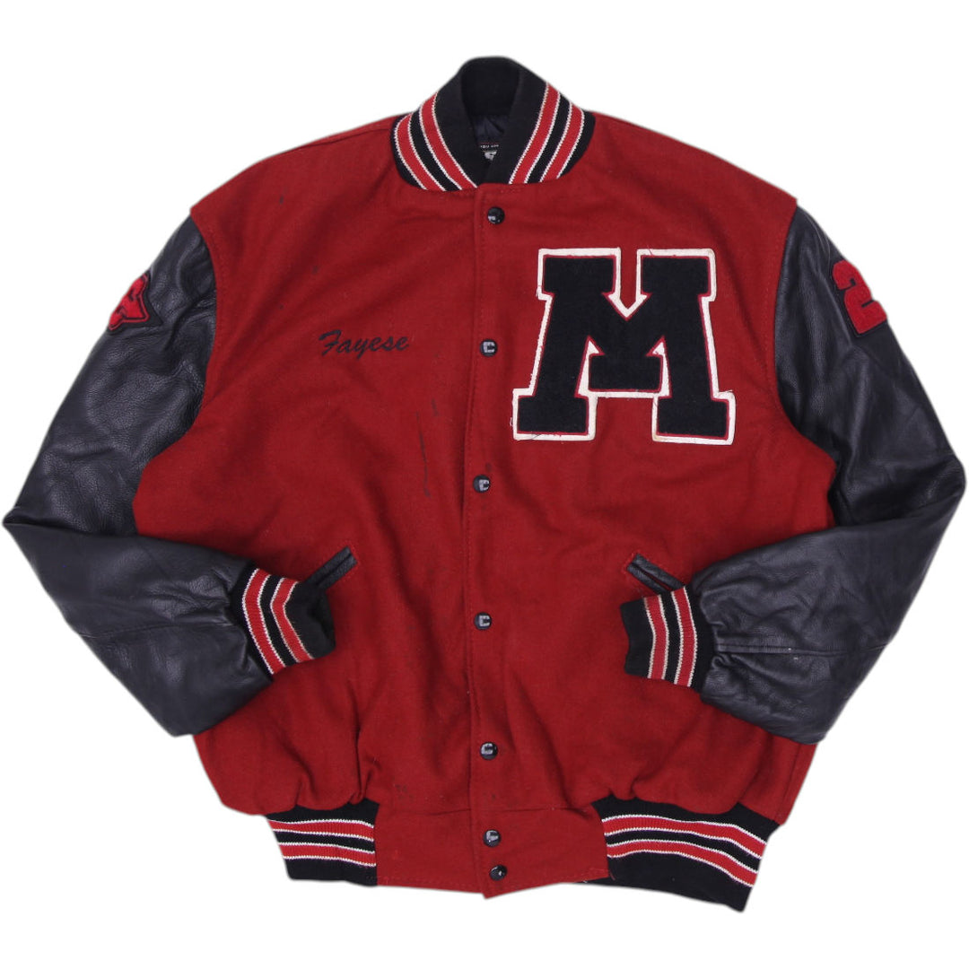Vintage AST Wool Leather Varsity Jacket Size L | Migration_Jackets | Fashion Rerun
