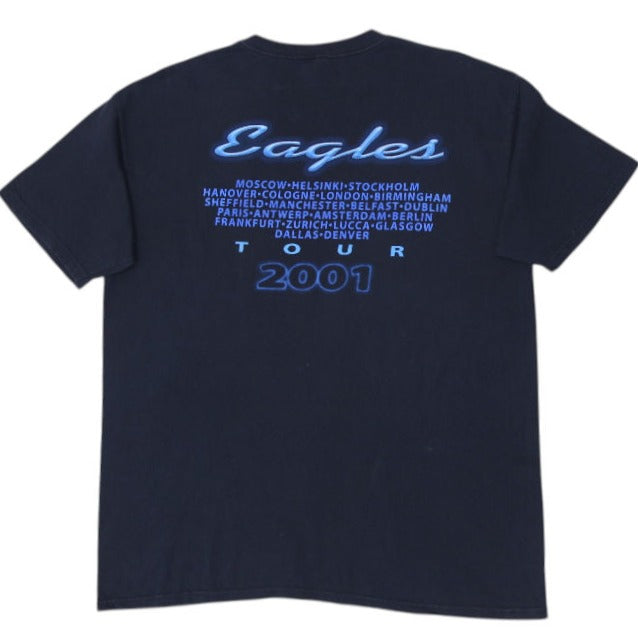Vintage Anvil EAGLES Hotel California 2002 Tour T-Shirt  XL | Migration_T-shirt - Side View | Fashion Rerun