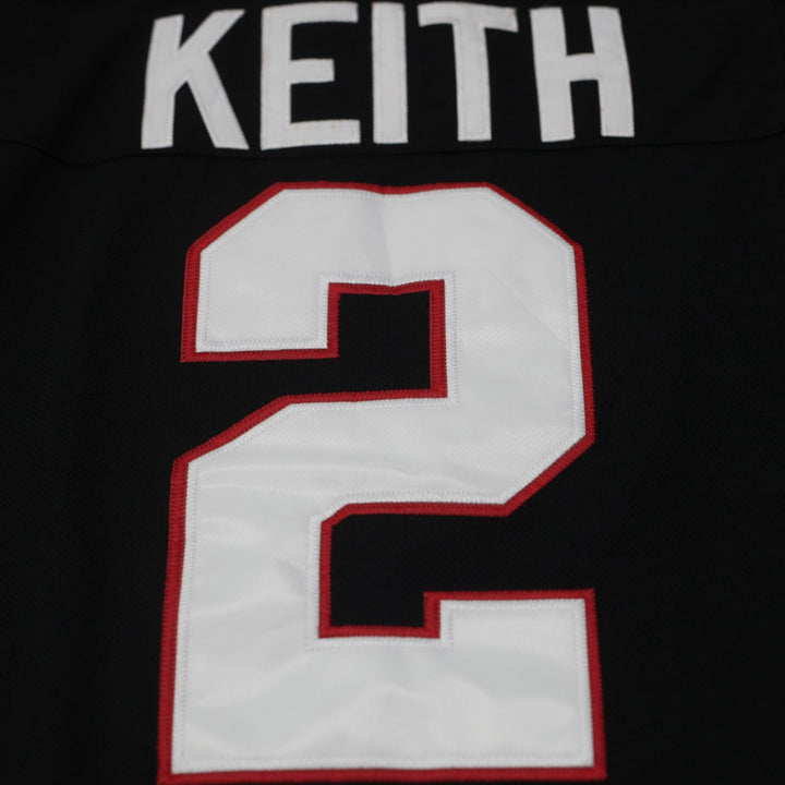 Vintage Keith #2 Chicago Blackhawks Black Premier Hockey Jersey