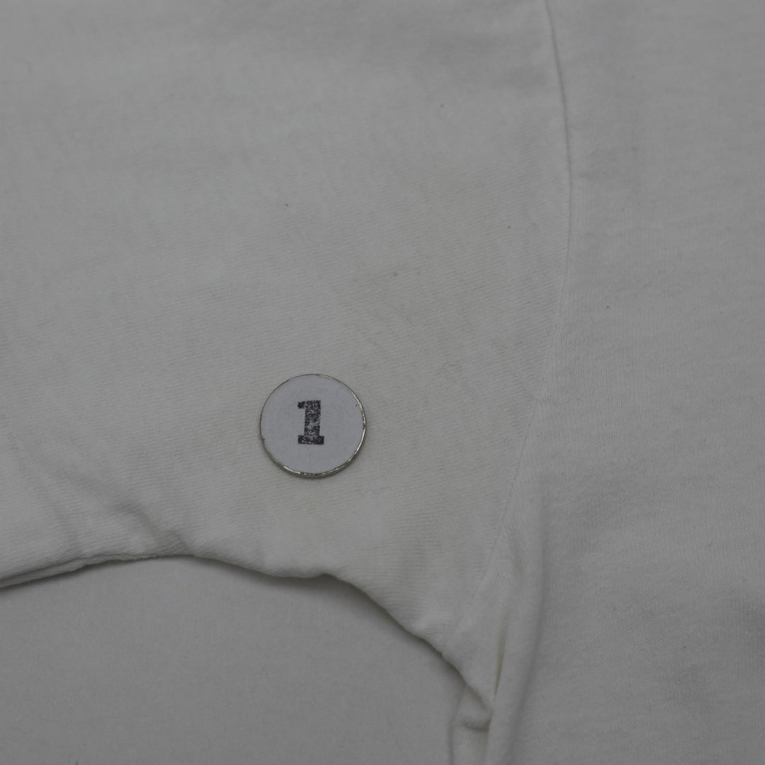 Vintage Mens Anvil T-Shirt White Insect Graphic Cotton