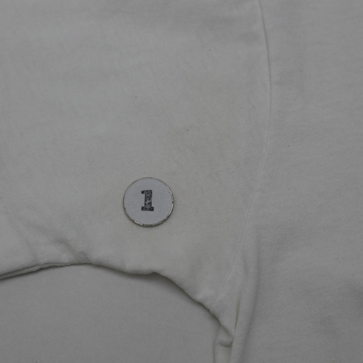 Vintage Mens Anvil T-Shirt White Insect Graphic Cotton